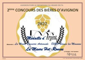 2022 concours bieres avignon medaille or hot rousse
